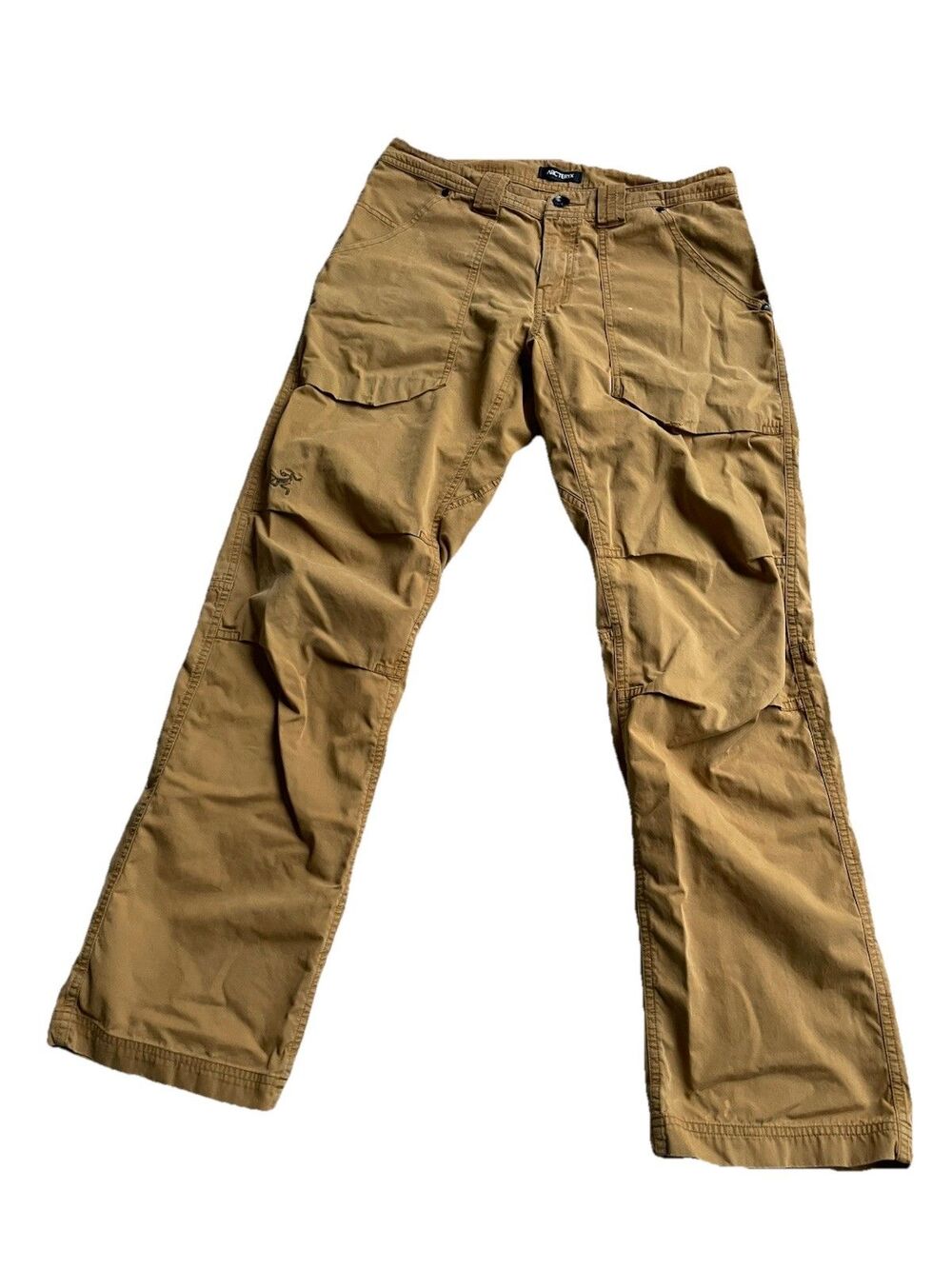 Arc'teryx Men’s Cronin Cargo Hiking Pants Size 30 Mustard Brown Outdoor Camping